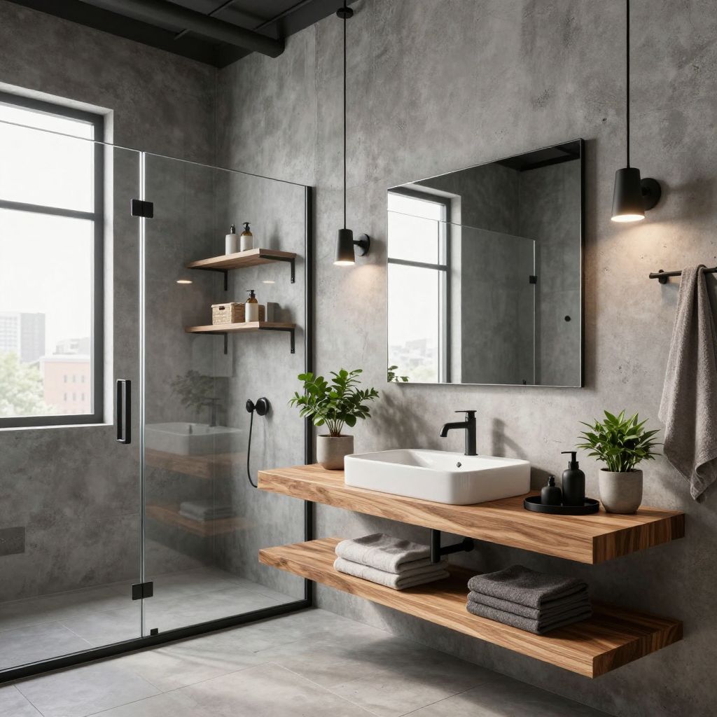 Concrete Walls for Industrial Vibe