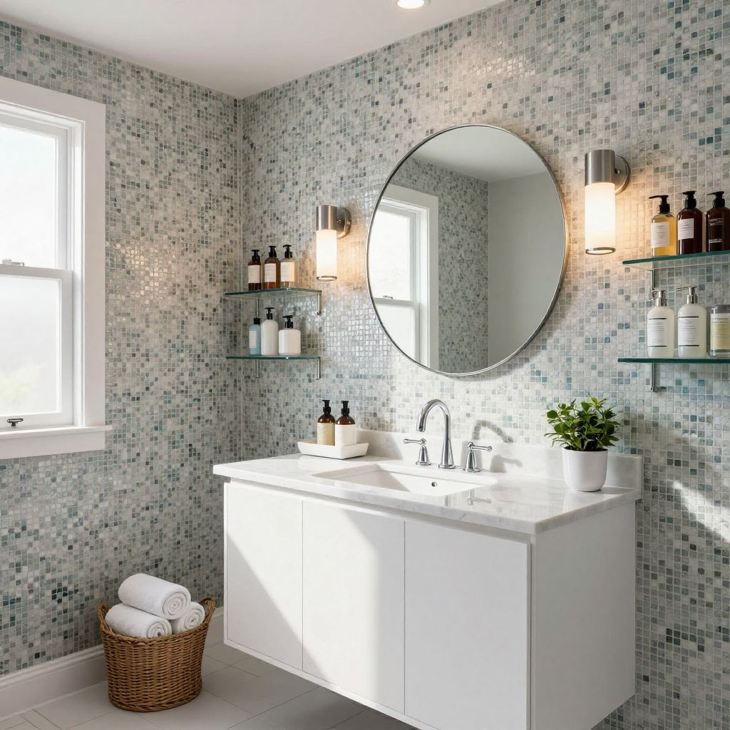 Mosaic Tile Accent for Artistic Pop